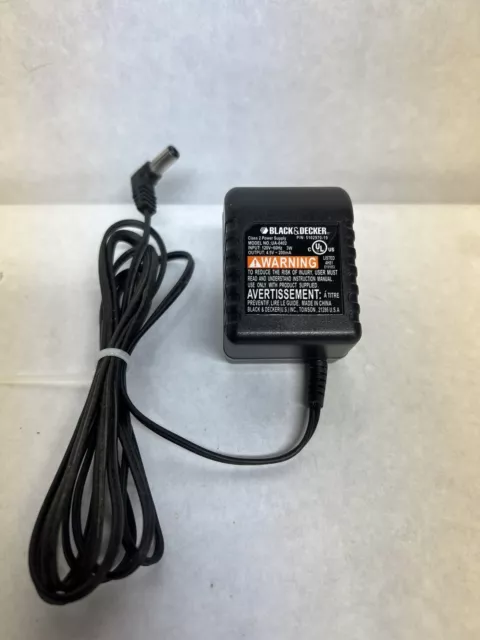 Black & Decker 6v 200 mA Power Supply Charger- UA-0602 P/N 588654