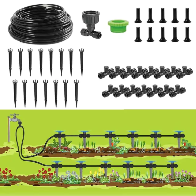 20M Bewässerungssystem Garten, DIY Micro Pflanzenbewässerungs-Set Für Drinnen Un