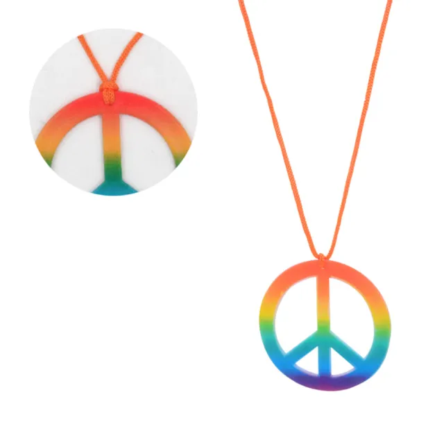 2 Stück Halskettenanhänger Peace-Charm-Halskette Friedenszeichen-Anhänger