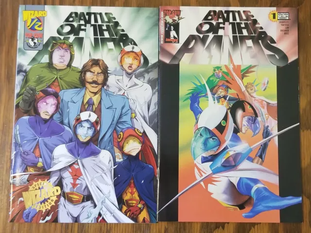 Image Top Cow Battle of the Planets lot #1/2 #1 2002 Alex Ross. NM Near Mint COA
