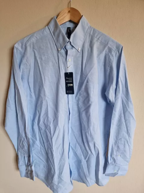 Oxford Premier Long Sleeve Men's Shirt, collar 16inch, size M/L - BNWT