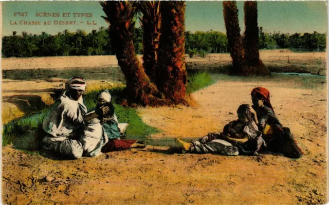 CPA AK LL 6527 Scenes and Types - The Desert Hunt ALGERIA (793567)