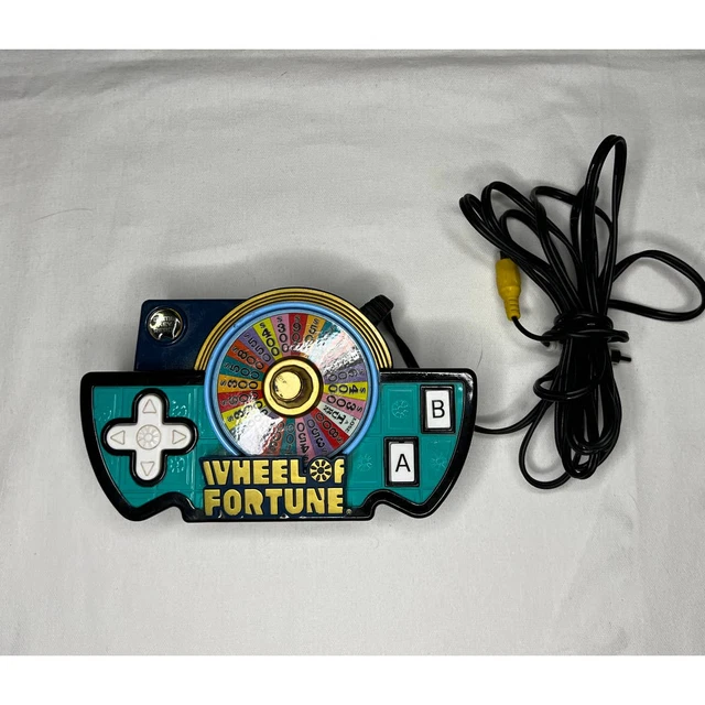 WHEEL OF FORTUNE Plug N Play TV Game 2005 Jakks Pacific All Ages 15.00