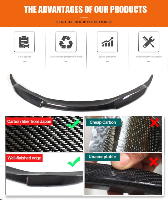 Carbon Fiber Front Kidney Grilles For BMW E63/E64 M6 2004-2010 – MadHornets Pair