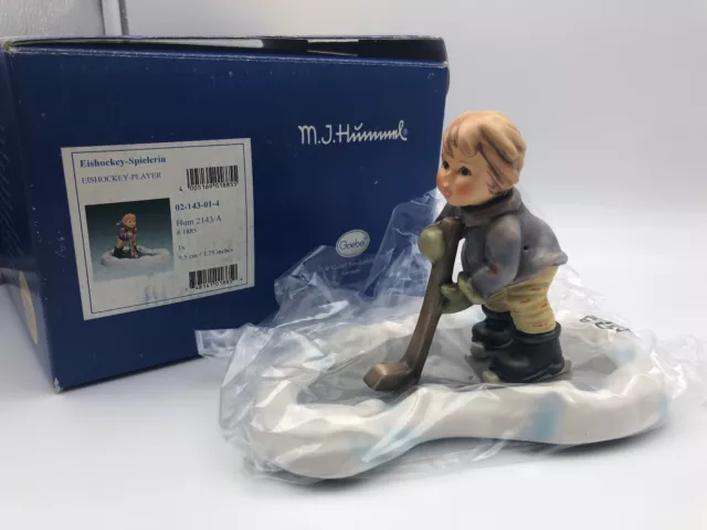 Hummel Figura 2143/A Hockey Spielerin 9,5 Cm. 1 Wahl Con Ovp. Superior Estado