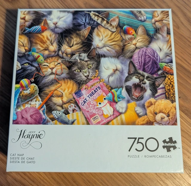 Puzzle 750 Pièces Jeff Haynie Cat Nap - Pour Adultes, Challengeant - Sortie Février 2025 - Neuf