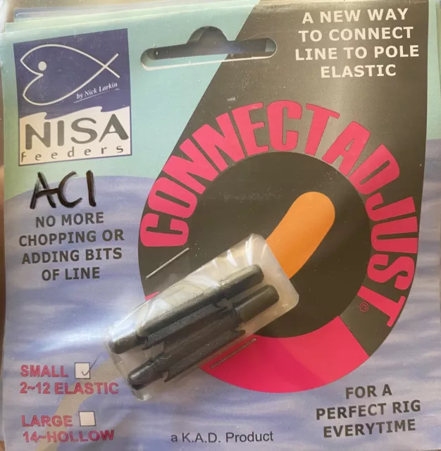 Nisa ConnectAdjust Elastic Connectors. Both Sizes Available. Free P&P 2