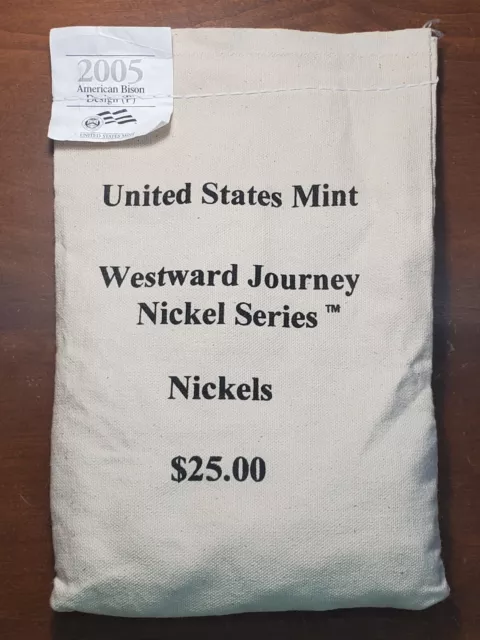 Westward Journey U.S. Mint Bag (500) Uncirculated 2005 P American Bison Nickels