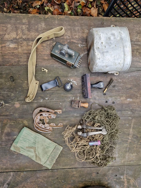 Briemung Per Bottiglia Da Campo WH, Pelle Seconda Guerra Mondiale M31 Ws Strap Mente - Foto 7