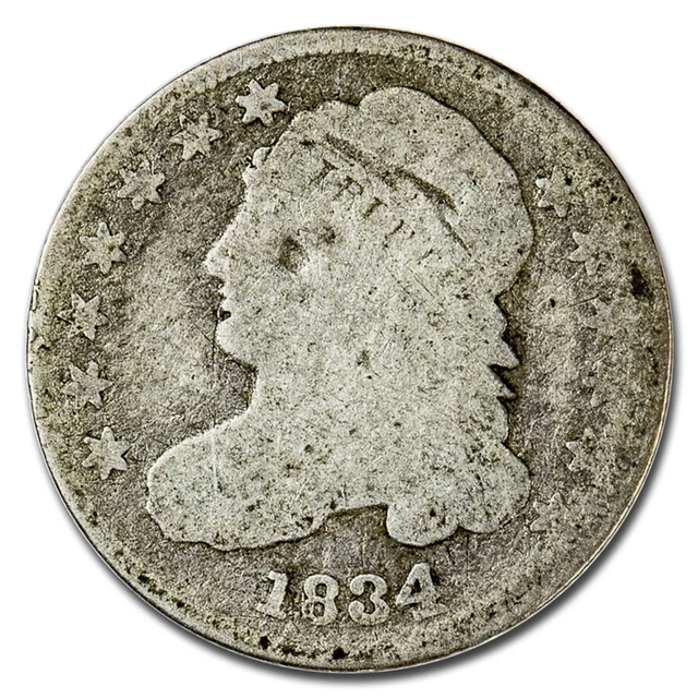 1834 Capped Bust Dime AG - SKU#16764