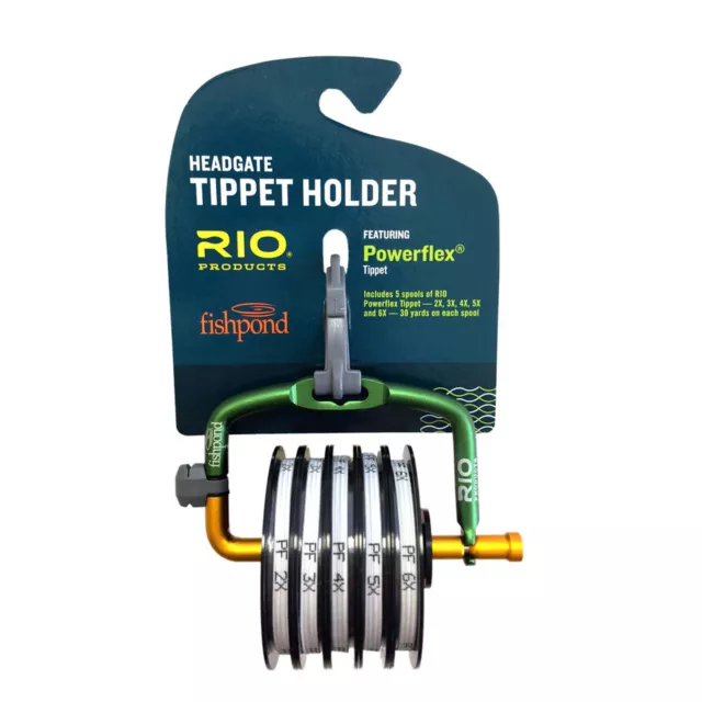 Title: RIO Fly Fishing Tippet Head gate with 2X, 3X, 4X, 5X, 6X-PowerfleX-Tippet