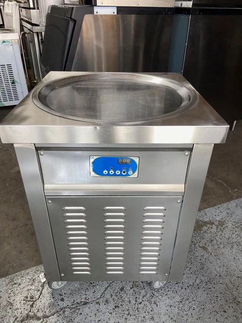 Single Pan Rolled Fried Ice Cream Machine KO600P Kolice 110V NSF/ETL #9086