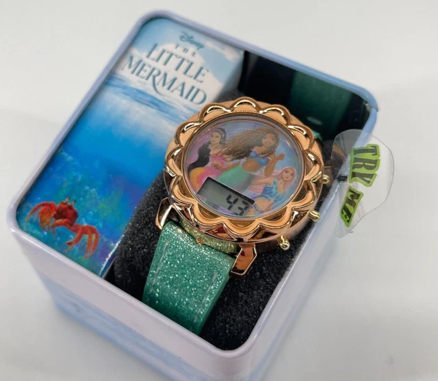 Disney The Little Mermaid Kids Girls Watch Live-Action NEW Ariel Digital
