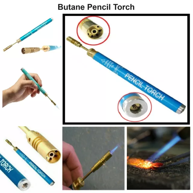 Butane Pencil Blow Torch Soldering Iron Jewellery Refillable GAS lighter Welding