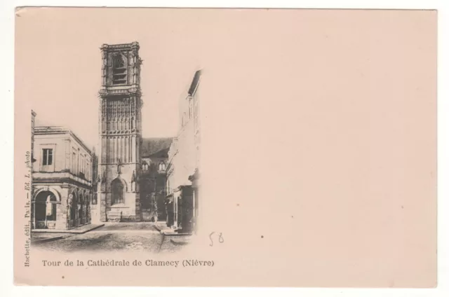 CPA 58 - CLAMECY : TOUR DE LA CATHÉDRALE de CLAMECY (NIÈVRE) - NON ÉCRITE