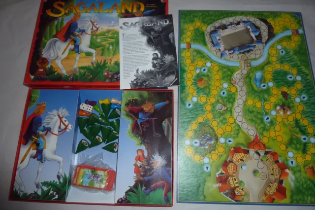 Sagaland, Ravensburger Spiel ab 6 Jahren, rote Ausgabe aus 1994, sehr gut i.O.
