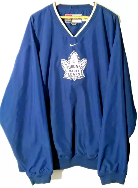 Toronto Maple Leafs 2000-01 NIKE Team XXL Insulated + Embroidered Logo Pullover