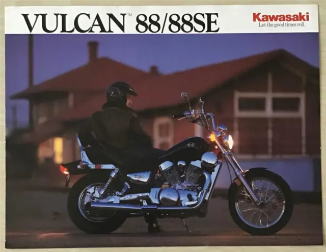 KAWASAKI VULCAN 88/88SE Motorcycle USA Sales Brochure 1990 #E99969-2085