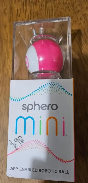 Sphero Mini App-Enabled Robotic Ball White and Pink New in Pack