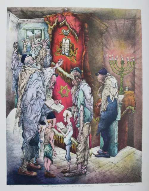 Seymour Rosenthal, Never to Forgive or Forget, Lithograph, signed and numbered i Seymour Rosenthal, Never to Forgive or Forget, Lithograph, signed and numbered i