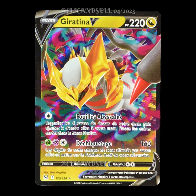 Giratina V 186/196 Swsh11: Lost Origin Pokmon TCG Lost Origin - GIRATINA V Secret Rare 130/196 - Near Mint Condition Giratina Lost Origin Alt Art Giratina V 186/196 Swsh11: Lost Origin Pokmon TCG Lost Origin - GIRATINA V Secret Rare 130/196 - Near Mint Condition Giratina Lost Origin Alt Art