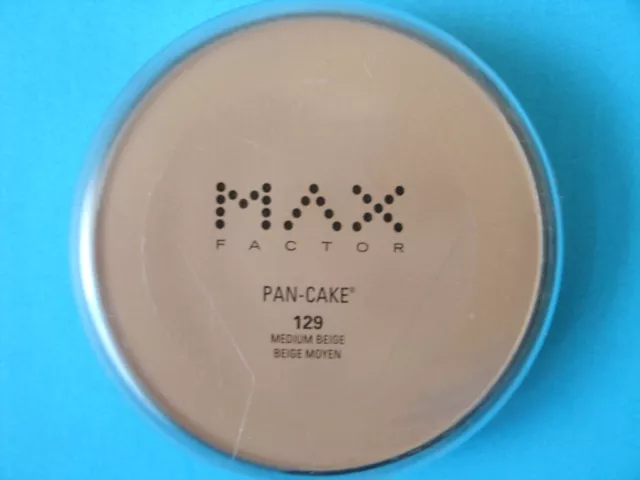 Max Factor Pancake Foundation - Medium Beige #129 Pan Cake