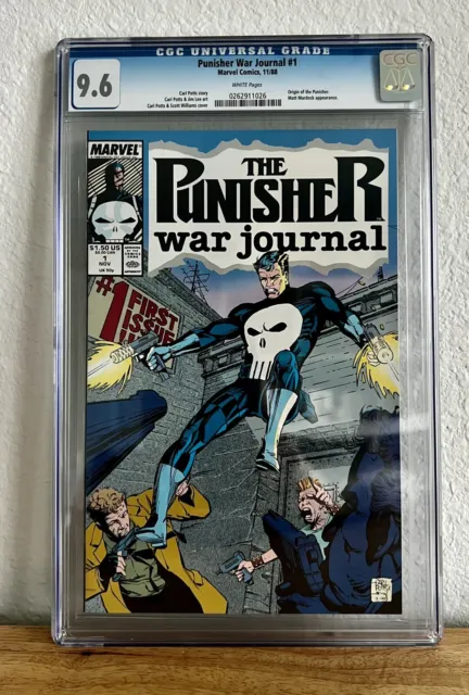 Punisher War Journal #1 Marvel  CGC Graded 9.6.
