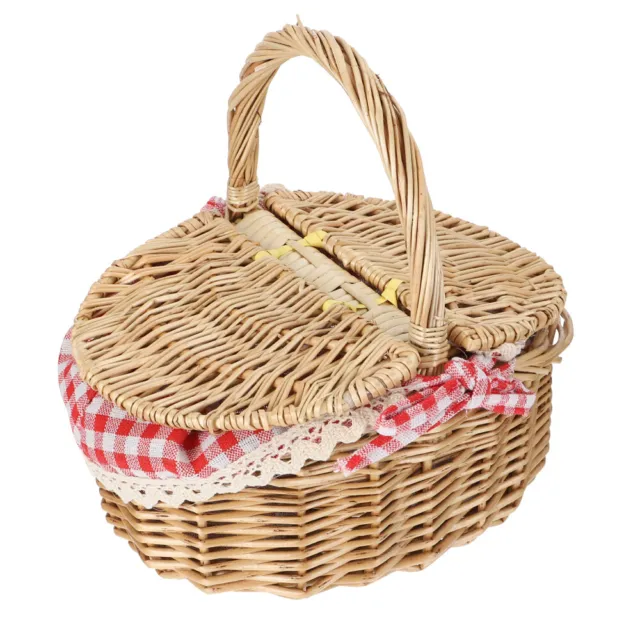 Storage Basket Woven Serving Baskets Gift Wicker Storgae Lovers Shopping Fruit