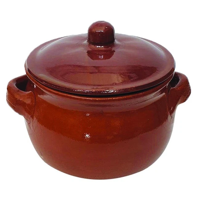 Couscoussiera In Terracotta Siciliana - Artigianale, Diametro 20cm, Con Semola - Foto 10