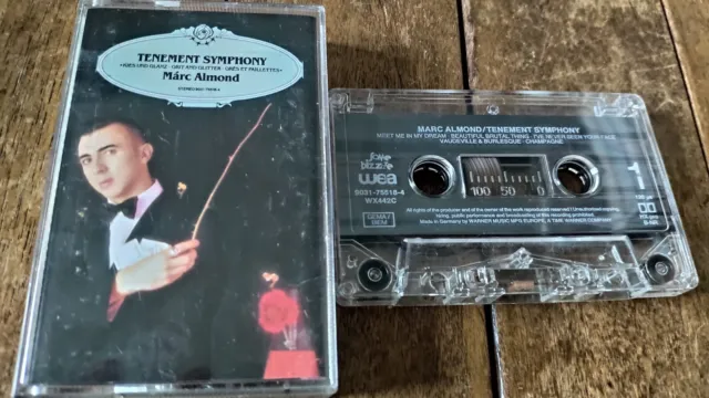 Marc Almond - Tenement Symphony -  Cassette Tape Album  1991 Jacky Etc