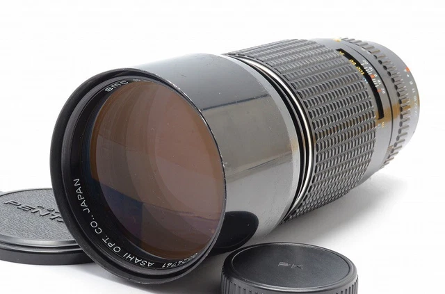 " Excellent + 5 Smc Pentax 300mm F/4 Téléphoto Mf Objectif Pour Pk K Support D