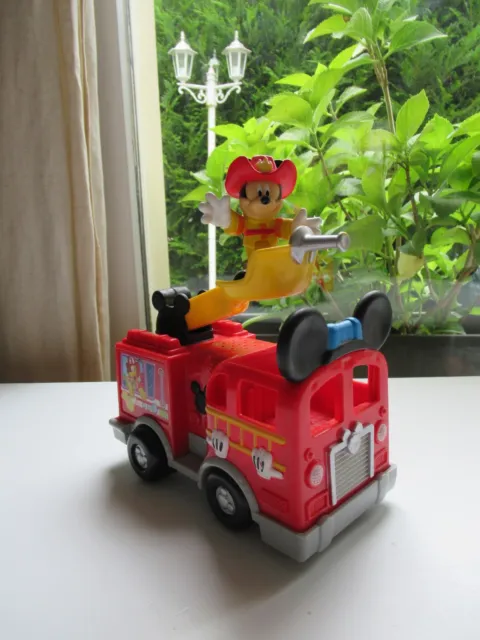Mickey - Camion de Pompier avec fonctions sonores et lumineuses - la grande  récré