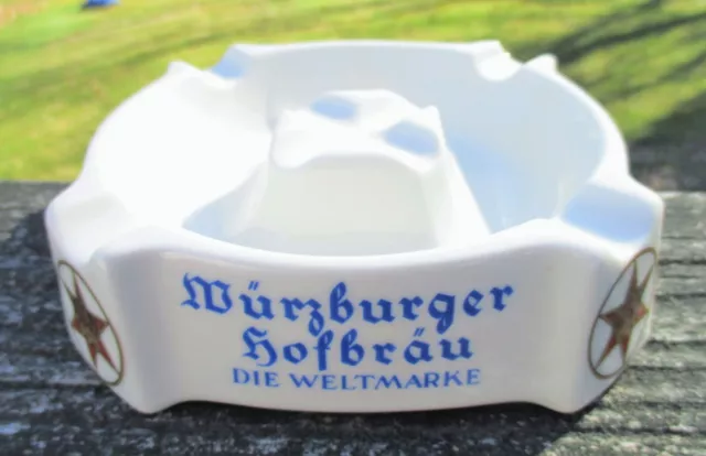 Ashtray Wurzburger Hofbrau Die Weltmarke Beer Altenkunstadt Bavaria Germany