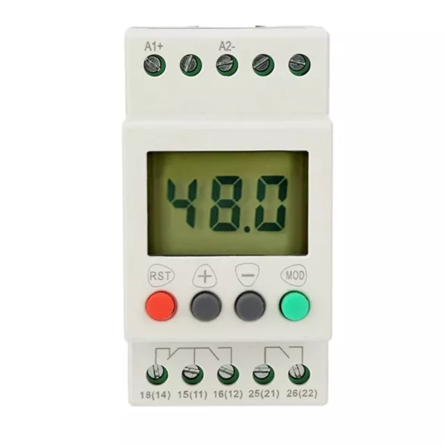 LCD Display Over and Under Voltage Protector with Multiple Protection Functions