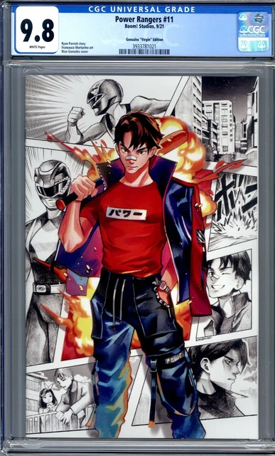 Power Rangers #11  Gonzales Virgin Edition  1st Print CGC 9.8