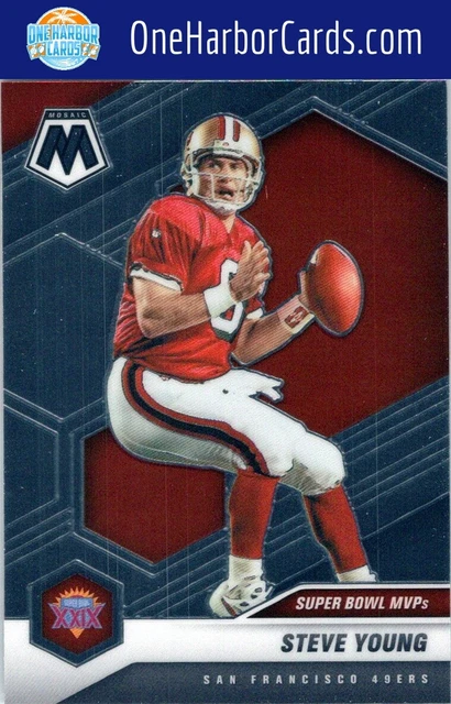 2021 Panini Mosaic San Francisco 49ers Football Card #299 Steve Young