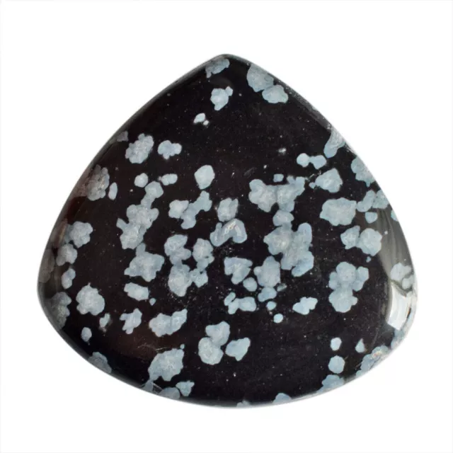 49 Cts 100% Naturel Américain Flocon De Neige Obsidienne Pierre Précieuse...