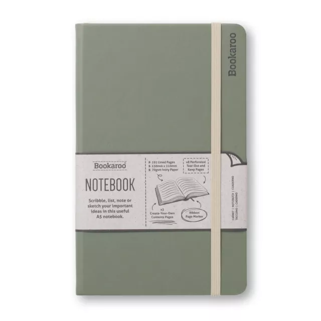 IF Bookaroo Notebook A5 Journal - Fern