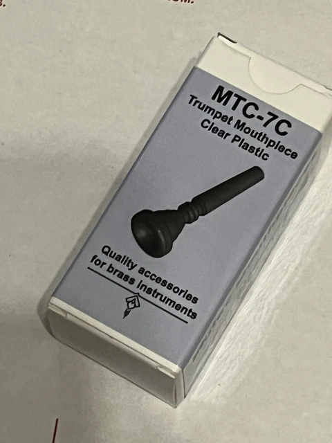 Mutec MTC-7C Trumpet Black Plastic Mouthpiece New