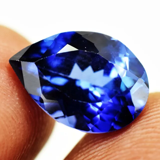 5.00 Ct Natural Blue Sapphire Pear Shape VVS Clean Certified Beautiful Gemstone