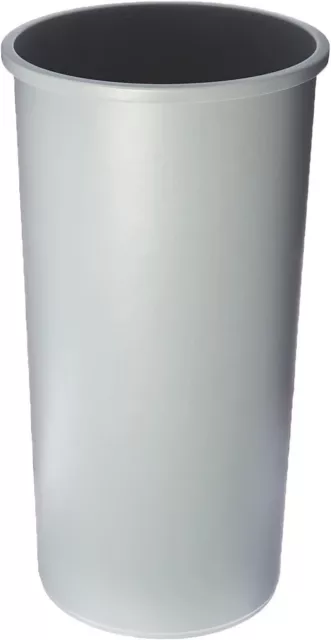 Rubbermaid Commercial Products Untouchable Round Trash Can, Gray, 22...