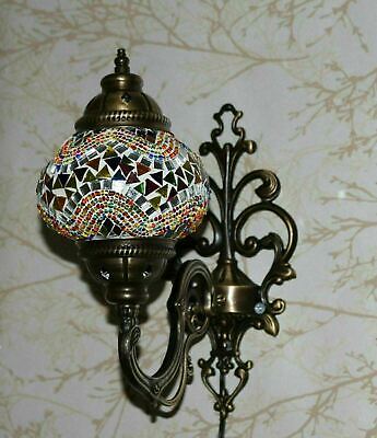 Applique murale en mosaïque turque Style marocain multicolore lampe lumière 2