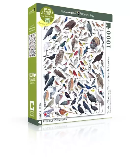 Vögel Ost-/Mittelnordamerikas Puzzle 1000 Teile - The New Yor