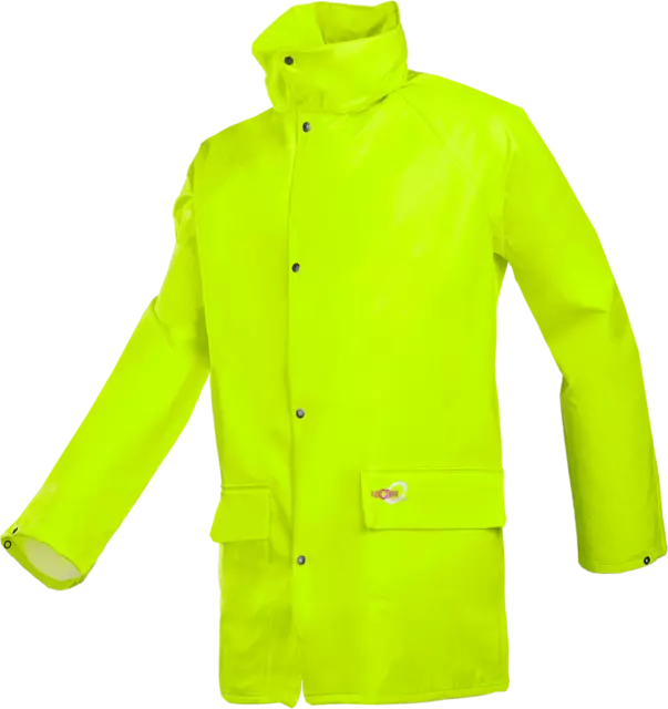 SIOEN Dortmund Hi-Vis gelb Arbeit winddicht Kapuzenjacke Mantel Gr. XXL