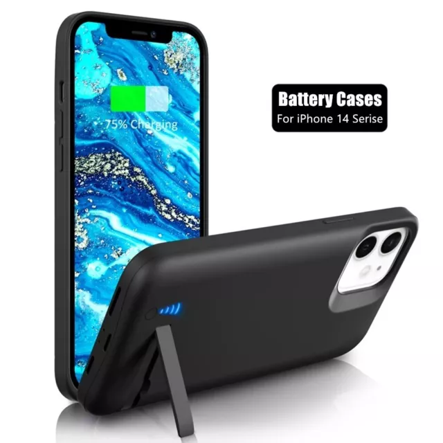 External Battery Charger Case For iPhone 14 Pro Max 14 Plus Power Bank Cover