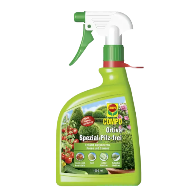 COMPO Ortiva® Spezial Pilz-frei AF 1000 ml Mehltau Gemüse Fäule Beet Garten