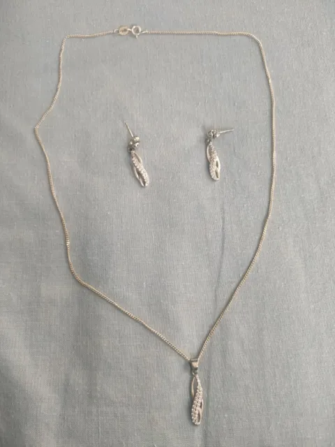 Silver Sterling Jewellery Set