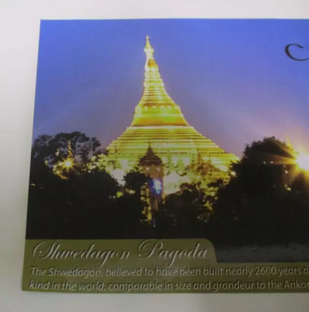 Chatrium Hotel - Royal Lake - Promotional Souvenir Postcard - Yangon - Myanmar 3