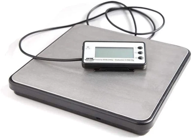 ABCON PROSHIP ECO1 Macchia resistente digitale grande 200 kg x 50 g incrementi 440 libbre
