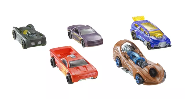 Hot Wheels 1:64 Die-Cast Color Shifters 5er Geschenkset, Spielzeugautos